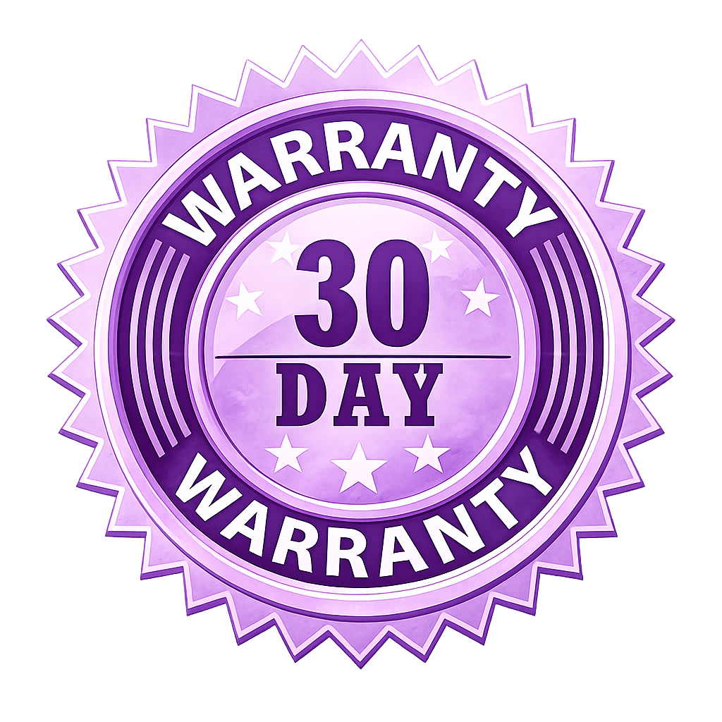 30 Day Warranty